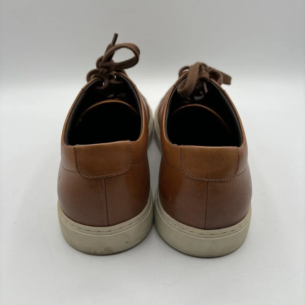 Allen Edmonds Canal Court Sneakers Men's‎ Size 8 D Lace Up Brown Leather Casual